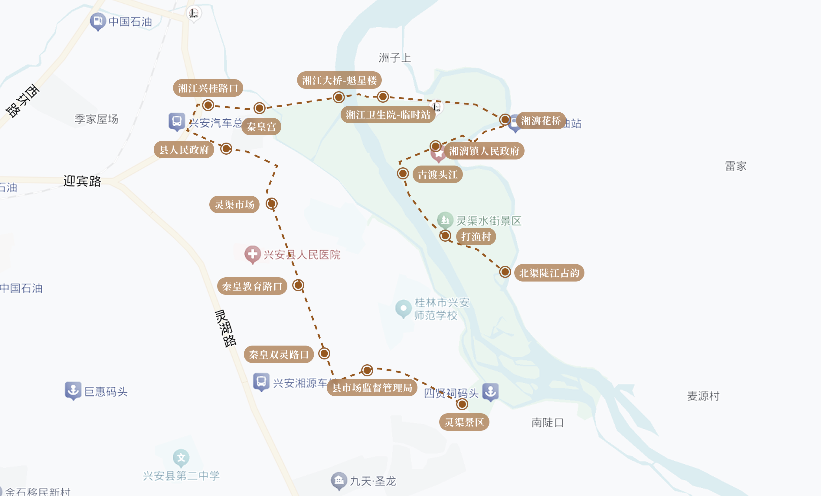 旅游专线地图